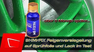 Fazit nach 5 Monaten 9HMrFIX Ceramic Coating als Felgenversiegelung auf Sprühfolie und Lack [upl. by Girard]