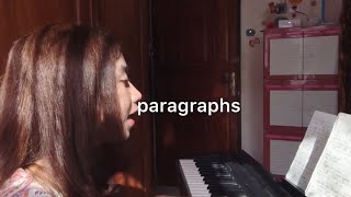 paragraphs  luke chiang piano cover  chord [upl. by Keffer]