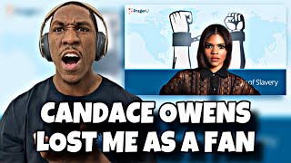 Candace Owens Tells BLACK PEOPLE That WHITE PEOPLE Didnt Invent Slavery They Ended It  REACTION [upl. by Fancy]