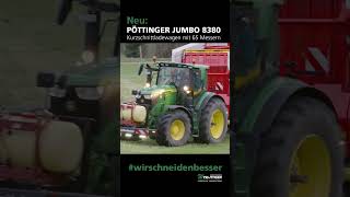 Neu Pöttinger Jumbo 8380 Kurzschnittladewagen mit 65 Messern  Wyss Ittigen [upl. by Gaiser]