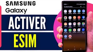 Comment Activer Esim Sur Samsung 2024 [upl. by Anirtap]