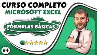 ✅Excel FÓRMULAS y FUNCIONES BÁSICAS 🔴Capítulo 4  Curso de Excel para Principiantes [upl. by Akyre76]