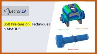 Bolt Pretension Techniques in ABAQUS  Part 1 [upl. by Ester837]