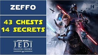 Zeffo All Chests and secrets Locations  Timestamps in Description  Star Wars Jedi Fallen Order [upl. by Lleznol]