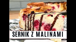 Lidlomix Monsieur Cuisine Connect HIT Sernik z malinami puszysty delikatny wilgotny thermomix plus [upl. by Ducan754]