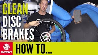 How To Clean Your Disc Brakes  Mountain Bike Maintenance [upl. by Mayer]