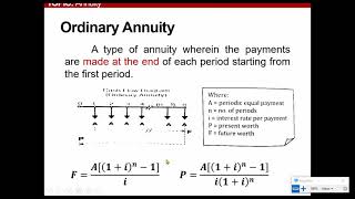 Annuity  Ordinary Deferred Annuity Due and Perpetuity 001 [upl. by Tinaret]