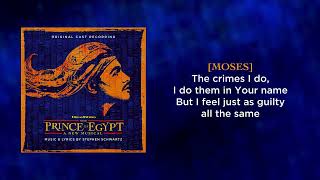 For the Rest of My Life  Prince of Egypt Karaoke [upl. by Eimmis]