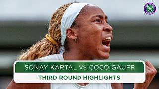 Clinical display from Coco  Sonay Kartal vs Coco Gauff  Highlights  Wimbledon 2024 [upl. by Yemac]