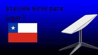 Starlink Chile Sirve para jugar Pruebas de ping en distintos juegos [upl. by Ayomat385]