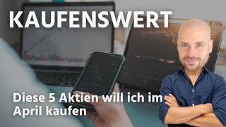 5 kaufenswerte Dividenden Aktien für April 2024 [upl. by Marylynne125]