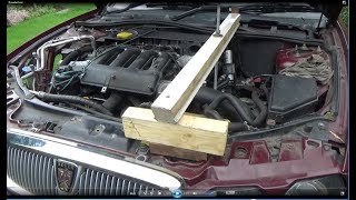 ROVER 75 EASY SUBFRAME CLUTCH AND GEARBOX REMOVAL [upl. by Annanhoj]