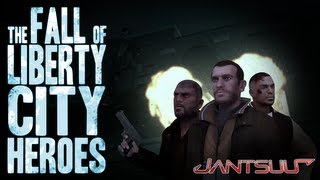 The Fall of Liberty City Heroes  GTA IV Movie [upl. by Nimocks]