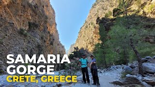 Trekking through the Samaria Gorge in Crete [upl. by Charlotta]