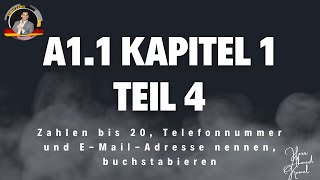 Netzwerk neu A11 Kapitel 1 Teil 4  Zahlen bis 20 Telefonnummer und EMailAdresse buchstabieren [upl. by Natassia]