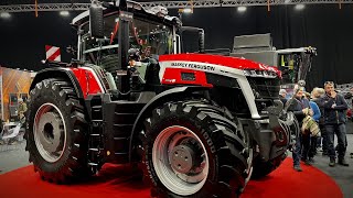 LAMMA Show 2024 Highlights Massey Ferguson Reveals Its New Flagship 9S Tractor To A UK Audience [upl. by Htnnek]