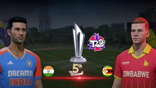 OP YASHASVI JAISWAL 72 29 INDIA Vs ZIMBABWE T20I5 Series Cricket 24 [upl. by Dlabihcra]