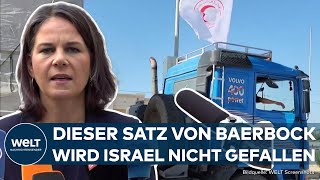 KRIEG GEGEN ISRAEL Annalena Baerbock will quotGaza für morgen denkenquot – Das wird Tel Aviv missfallen [upl. by Hake207]