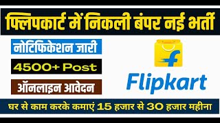 Flipkart Work From Home 2024  Flipkart Recruitment 2024  Flipkart New Vacancy 2024  Flipkart Jobs [upl. by Edithe]