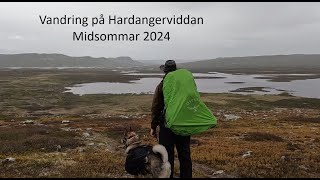 Vandring på Hardangervidda Midsommar 2024 [upl. by Nottirb]