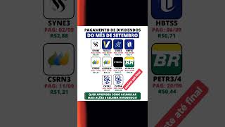 Empresa que vai pagar dividendo esse mês comoinvestiremfundosimobiliarios bolsadevalores [upl. by Airal]