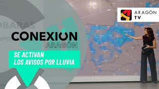 Se activan los avisos por lluvia en Aragón [upl. by Strephon245]