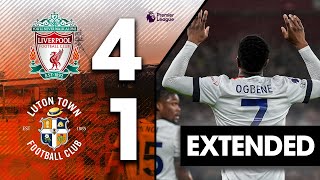 Liverpool 41 Luton  Extended Premier League Highlights [upl. by Ocko]