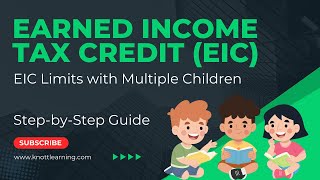 Earned Income Tax Credit 2024  StepbyStep Tutorial for 2 Qualifying Children [upl. by Ahtanamas631]