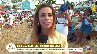 Baianos e turistas participam da Festa de Iemanjá [upl. by Larrad160]