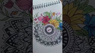 Mandala art 🌸🌼Beautiful mandala artsshots video subscribe my channel Payalarts [upl. by Annoval]