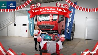 Celebra Fiestas Patrias con tu Volquete Sinotruk Howo TX 16M3  Premier Motors [upl. by Aniroz]