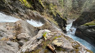 Chutes amp Ladders Hike Girdwood Alaska [upl. by Dnomyaw255]