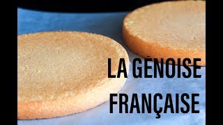 les bases en pâtisserie française la génoise recette facile étape par étape [upl. by Ardnasac]