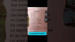 poésie  À murmurerlécole des mots 4ème AEP [upl. by Glover]