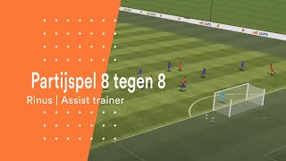 Partijspel 8 tegen 8  Aanvallen  Rinus [upl. by Sikko140]