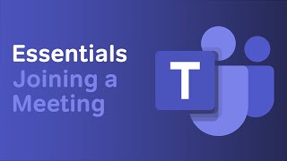 How to Join a Meeting  Microsoft Teams Essentials [upl. by Rehpotsirhcnhoj]