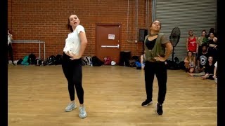 Maddie Ziegler amp Charlize Glass  Dem Beats Brian Friedman Choreography [upl. by Ahseela]