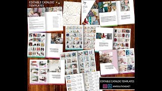 indesign  how to create product catalog using catalog template id09 [upl. by Sallyann228]