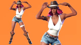 Fortnite Calamity Skin All Dances amp Emotes Chapter 3 Season 1 [upl. by Nary]