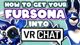 How to get YOUR FURSONA into VRCHAT  Retexturing Tutorial The Bottle Ep93 [upl. by Emelina]