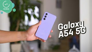 Samsung Galaxy A54 5G  Review en español [upl. by Virgina]