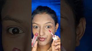 Brown lip liner With red lipstick combo ✨️💋 shorts youtubeshorts lipstick makeup hack shots [upl. by Nolubez459]