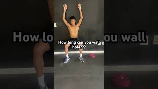 You Need To Do Wall Squats legs exercise [upl. by Roshelle57]