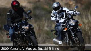 2008 Suzuki BKing vs 2009 Star VMAX [upl. by Eleanore]