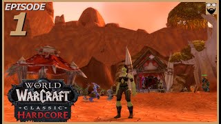 World of Warcraft  OFFICIAL HARDCORE  DAY 1  Orc Warrior  Gameplay Walkthrough [upl. by Aracahs125]