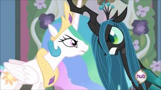 Princess Celestia vs Queen Chrysalis [upl. by Olinde]