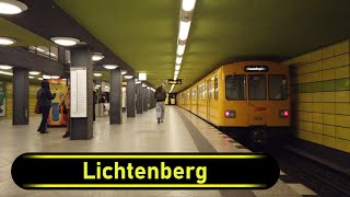 UBahn Station Lichtenberg  Berlin 🇩🇪  Walkthrough 🚶 [upl. by Wind]