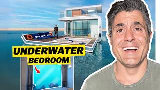 Flaws Exposed Enes Yilmazer Floating House Tour with UNDERWATER BEDROOM [upl. by Naujek]