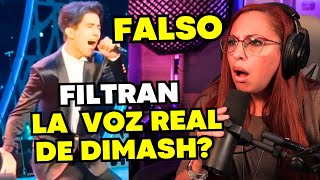 FILTRAN la SUPUESTA VOZ REAL de DIMASH y LOS EXPONGO  VOCAL COACH REACTION amp ANALYSIS [upl. by Tomasina752]