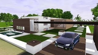 The sIMs 3  Modern minimalist house  Paradise HD [upl. by Bausch]